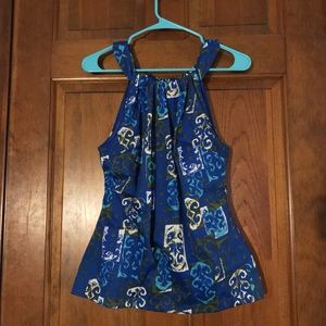 Pinup Girl Clothing Harley Top in 1960’s Print